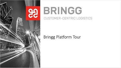 [Webinar Recording] Bringg Platform Tour