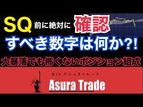 日経平均大暴落は望むところ‼️SQ前に絶対に確認してすべき大切な数字。日経平均先物取引、日経225オプション取引、日経225先物取引、解説。投資初心者で大丈夫。