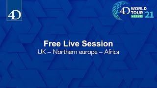 4D World Tour Live 2021 - UK · Northern Europe · Africa - Free Live Session screenshot 3