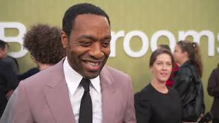 a24 backrooms premiere interviews: Kane Parsons, Mark Duplass, Chiwetel Ejiofor + Mark Duplass
