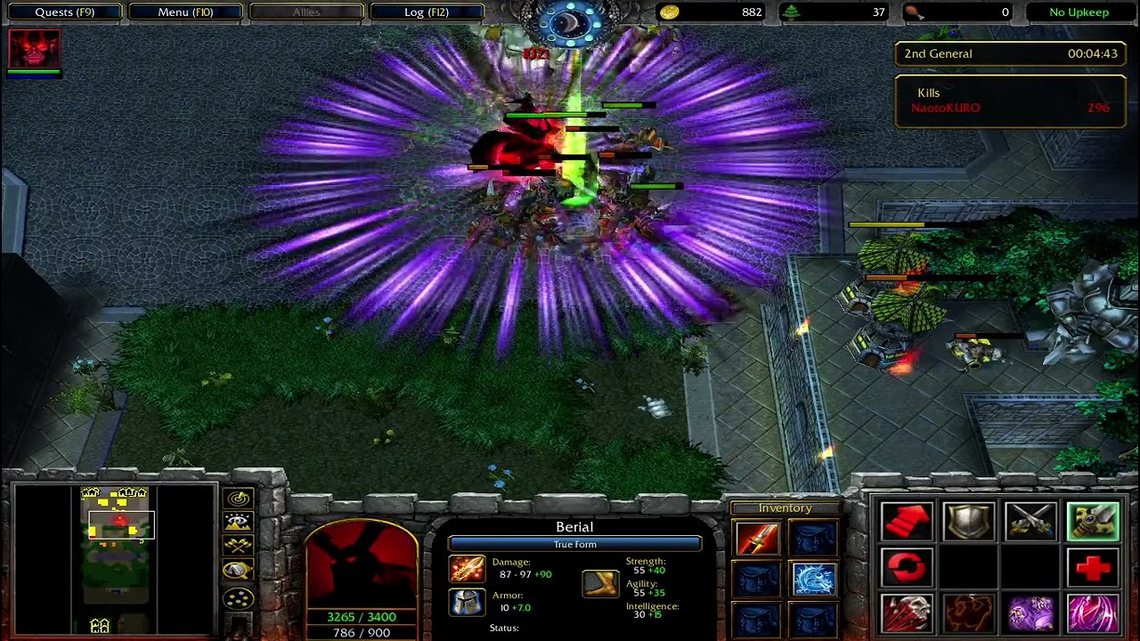 WC3 - Frontier Hero Siege Playthrough