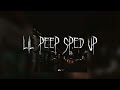 lil peep (sped up) playlist