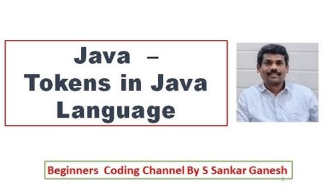 Java Tokens | Keywords | Literals | Identifiers | Operators | Separators | CS8392-OOP | 6