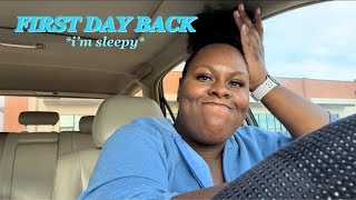 VLOG: first day back *spring semester 2022*