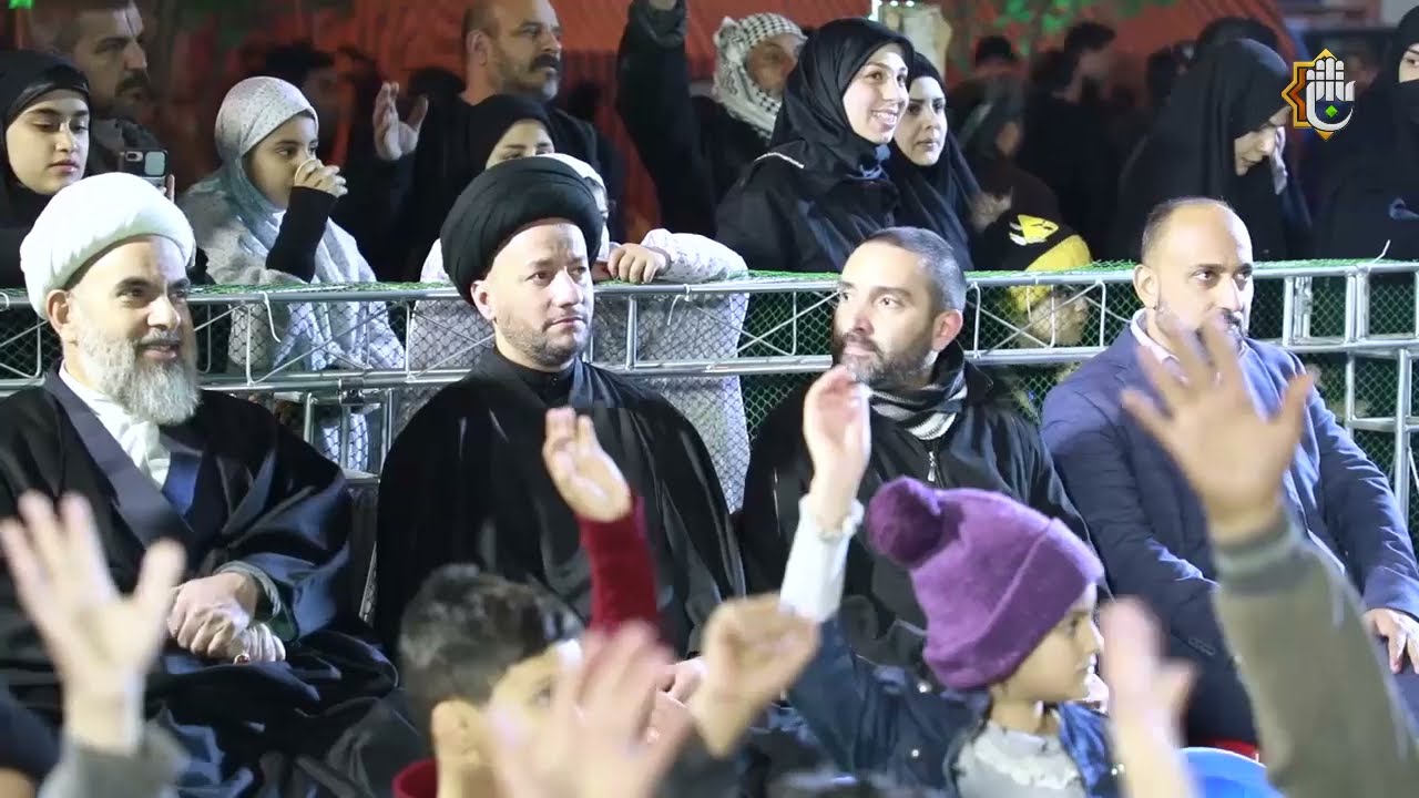 وكيل المرجعية الدينية العليا الشيخ حسين آل ياسين يزورُ فعاليات برنامج القرآني الصغير