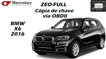 Programação de chave BMW X6 Zed-FULL