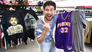 $100  T-Shirts Found In The Thrift Store!! Vintage Shopping on a Budget