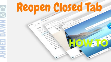 How to Reopen a Closed Tab in Edge Browser | How to Restore Edge Tabs