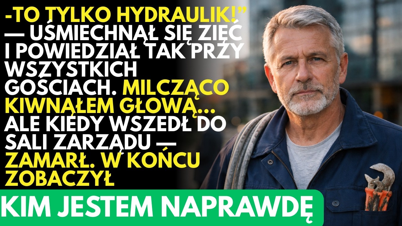-To tylko HYDRAULIK! — uśmiechnął się mój zięć. A potem wszedł do mojej sali zarządu… i zamarł