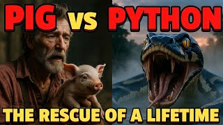 Python Attacks Piglet... But Then This Farmer Does The Impossible