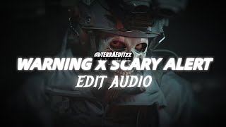 Warning X Scary Alert Edit Audio Editzz
