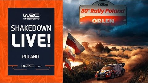 🔴 Shakedown LIVE | WRC ORLEN 80th Rally Poland 2024