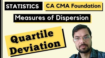 Quartile Deviation | Measures of Dispersion | CA Foundation Statistics