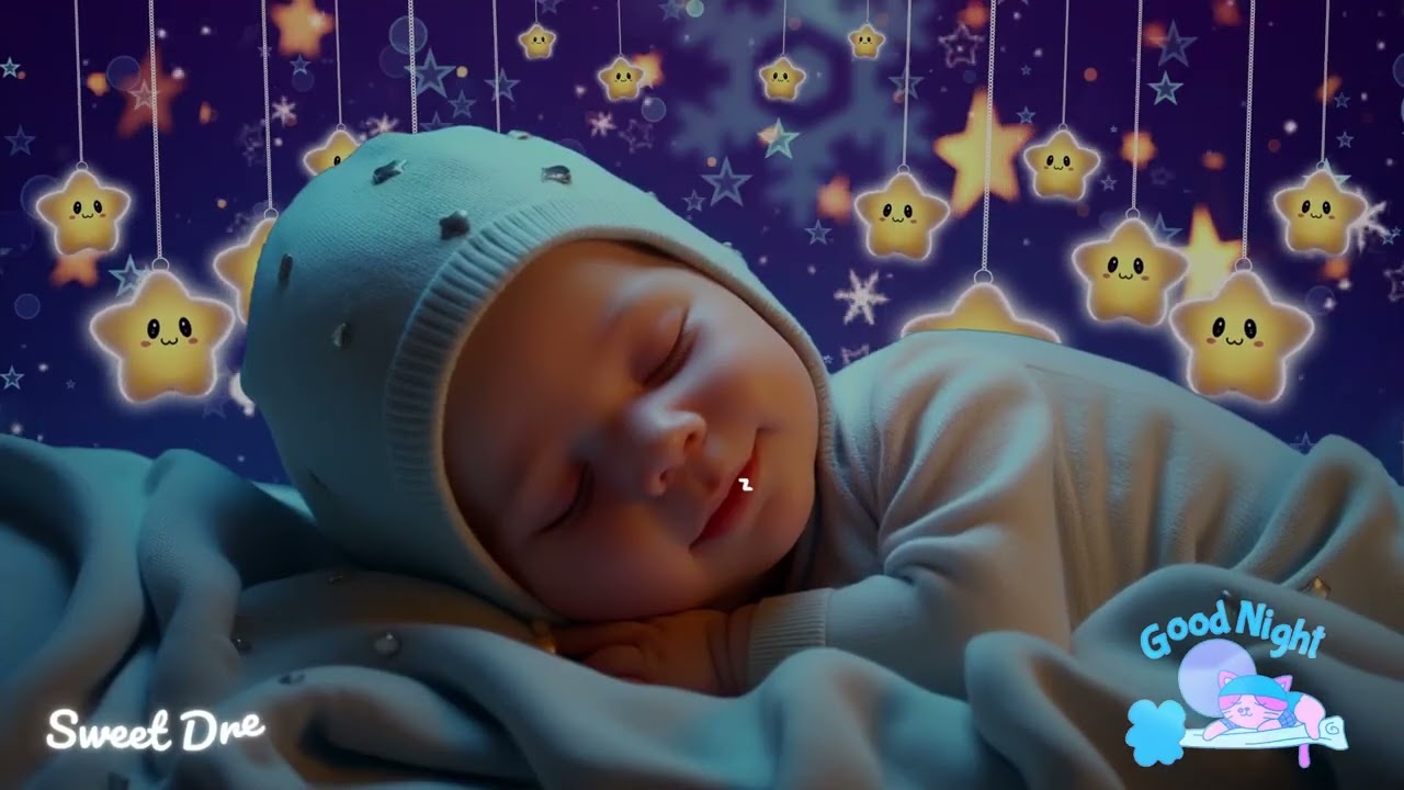 Baby Sleep Music🌙Baby Fall into Deep Sleep Instantly💤Overcome Insomnia Fast💖Mozart & Brahms Lullabie