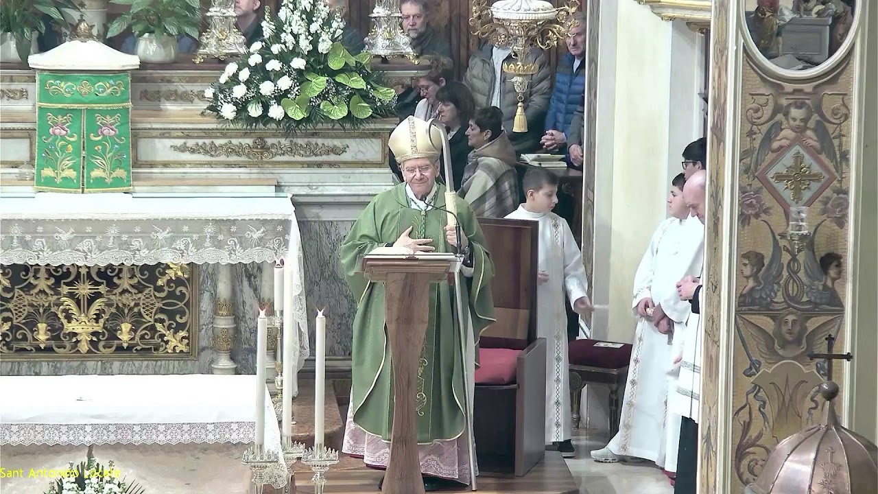 ore10 SANTA MESSA PRESIEDUTA DAL VESCOVO-VISITA PASTORALE 08/02/2026