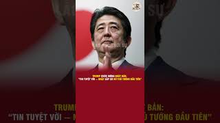TRUMP CHÚC MỪNG NHẬT BẢN: “TIN TUYỆT VỜI — NHẬT SẮP CÓ NỮ THỦ TƯỚNG ĐẦU TIÊN”