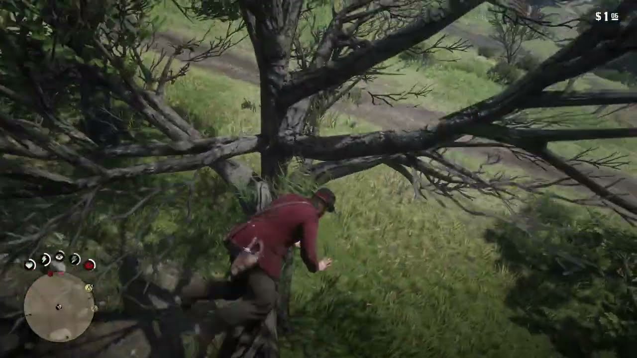 How To Properly Climb A Tree In Red Dead 2 - Red Dead Redemption 2
