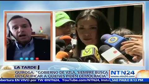 Gobierno no puede prohibir voto a presos políticos: ‘Tuto’ Quiroga tras petición de Leopoldo López