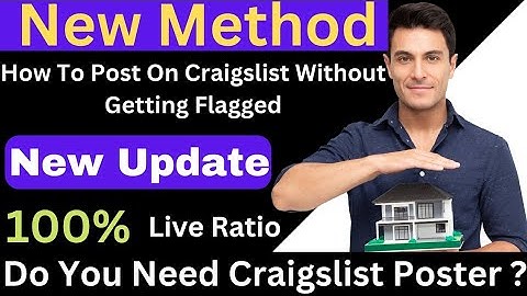 How to post in apartment housing section !! Huge Update to Craigslist !! Housing live trick.