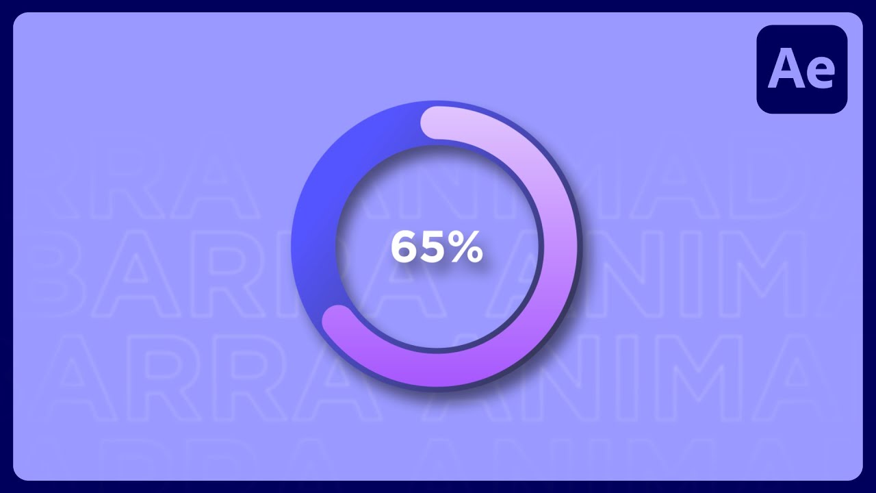 Como criar uma barra de progresso circular no After Effects - YouTube