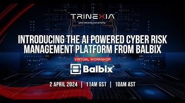 TRINEXIA x Balbix  Introducing the AI Powered Cyber Risk Management Platform
