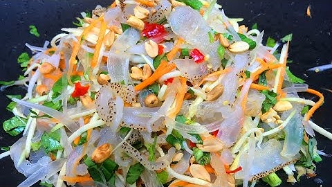 Cách làm GỎI SỨA giòn sần sật không tanh, cách làm đơn giản tại nhà