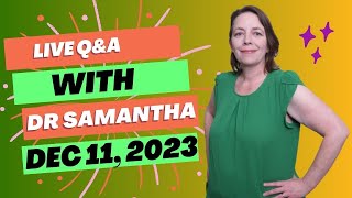 Pregnancy Q\&A Live with Dr. Samantha: Ask Your Questions Now! 12\/11\/23