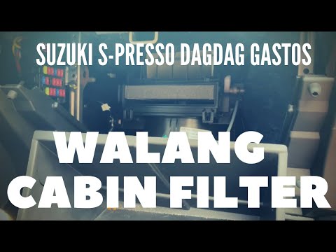 SUZUKI S-PRESSO: HOW TO INSTALL CABIN FILTER: MURANG ACCESSORIES