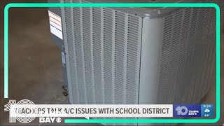 Teachers talk AC issues with Polk County Public Schools