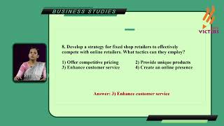 +1 Business Studies Internal Trade EPI 14