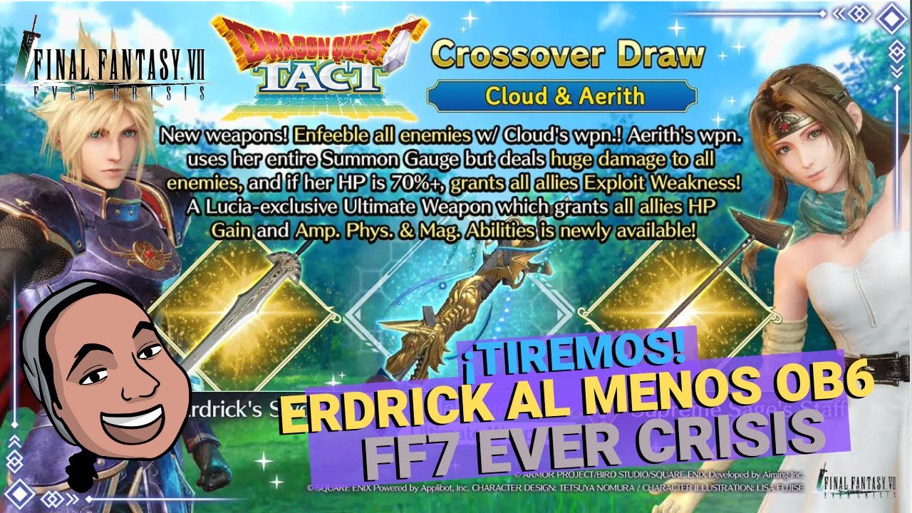 FF7 Ever Crisis x Dragon Quest Let's launch the first DQ banner!