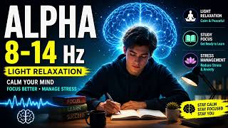 Alpha Waves 8–14Hz – Focus Better, Stay Calm &amp; Study Smarter 🧠