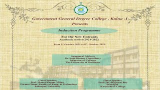 Day 4 of Induction Programme (2021 Batch) of GGDC Kalna-I on 7th October, 2021