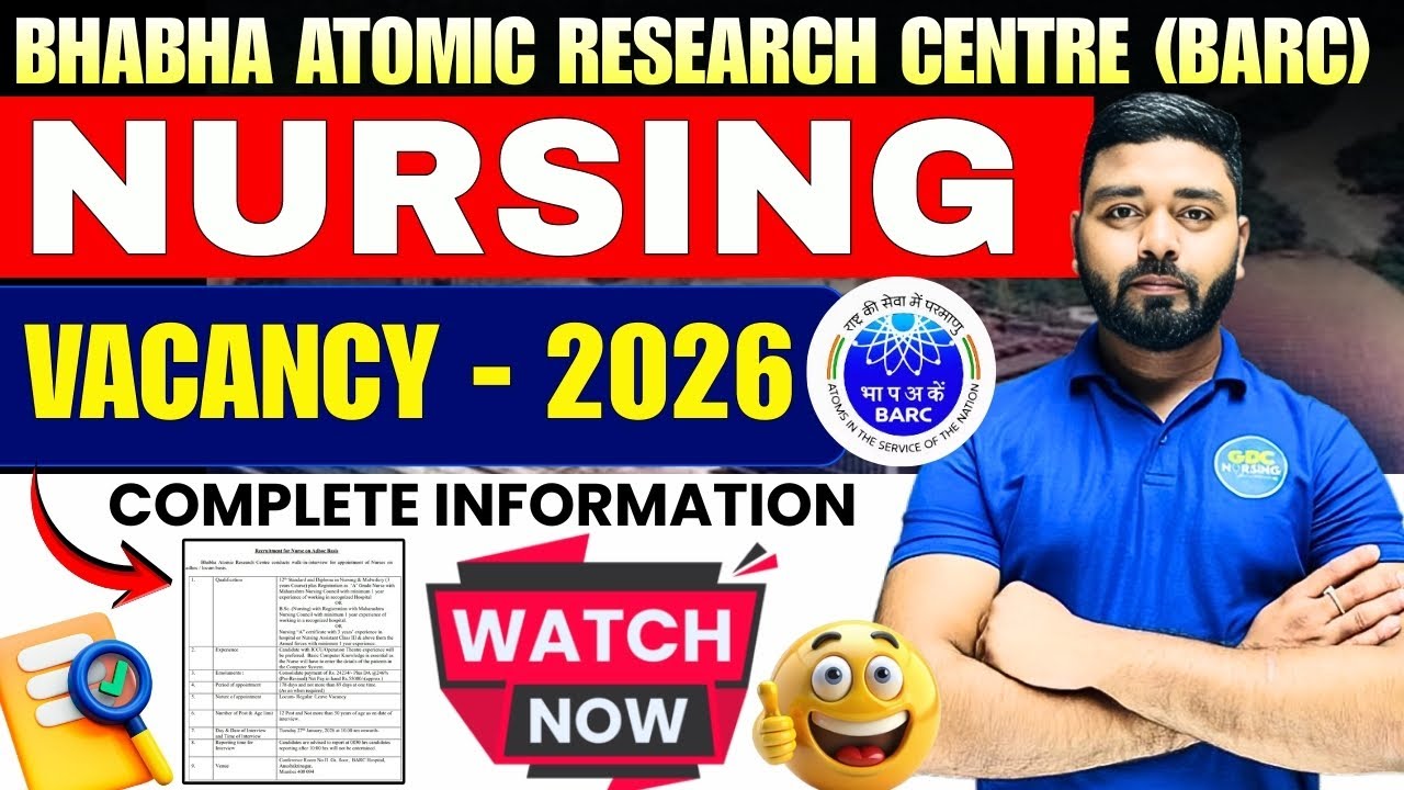Latest Nursing Vacancy 2026 | Govt & Private Nursing Jobs | Apply Now 