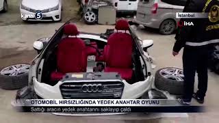 Otomobil Hırsızlığında Yedek Anahtar Oyunu
