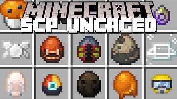 Minecraft SCP UNCAGED MOD / SCP MOBS MOD! (Minecraft Mods)