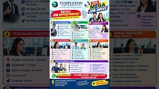 🔥 Chennai Mega Job Drive 2026 | 7 Job Vacancies | Sales, Driver, Telecaller & Housekeeping Jobs |TGS 🔥 Chennai Mega Job Drive 2026 | 7 Job Vacancies | Sales, Driver, Telecaller & Housekeeping Jobs |TGS