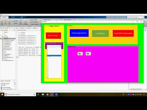Huffman Image Search in Matlab