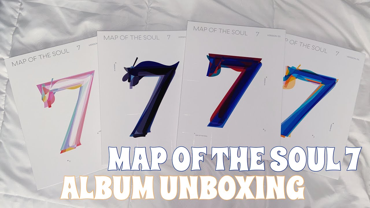 UNBOX WITH ME: BTS MOTS 7 ALBUMS | ALL FOUR VERSIONS | (ONLY 4 MONTHS ...