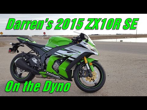 2015 Ninja ZX10R on the Dyno! (With Chart) - YouTube