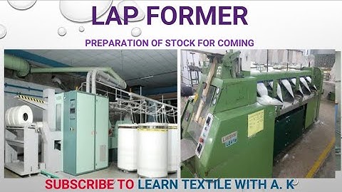 LAP FORMER, TYPES OF LAP PREPARATION METHOD, CONVENTIONAL