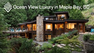 🏡 Architectural Masterpiece with Ocean Views | Maple Bay, Vancouver Island