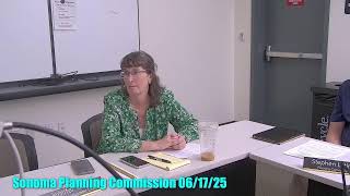 Sonoma Planning Commission Meeting 06-17-25