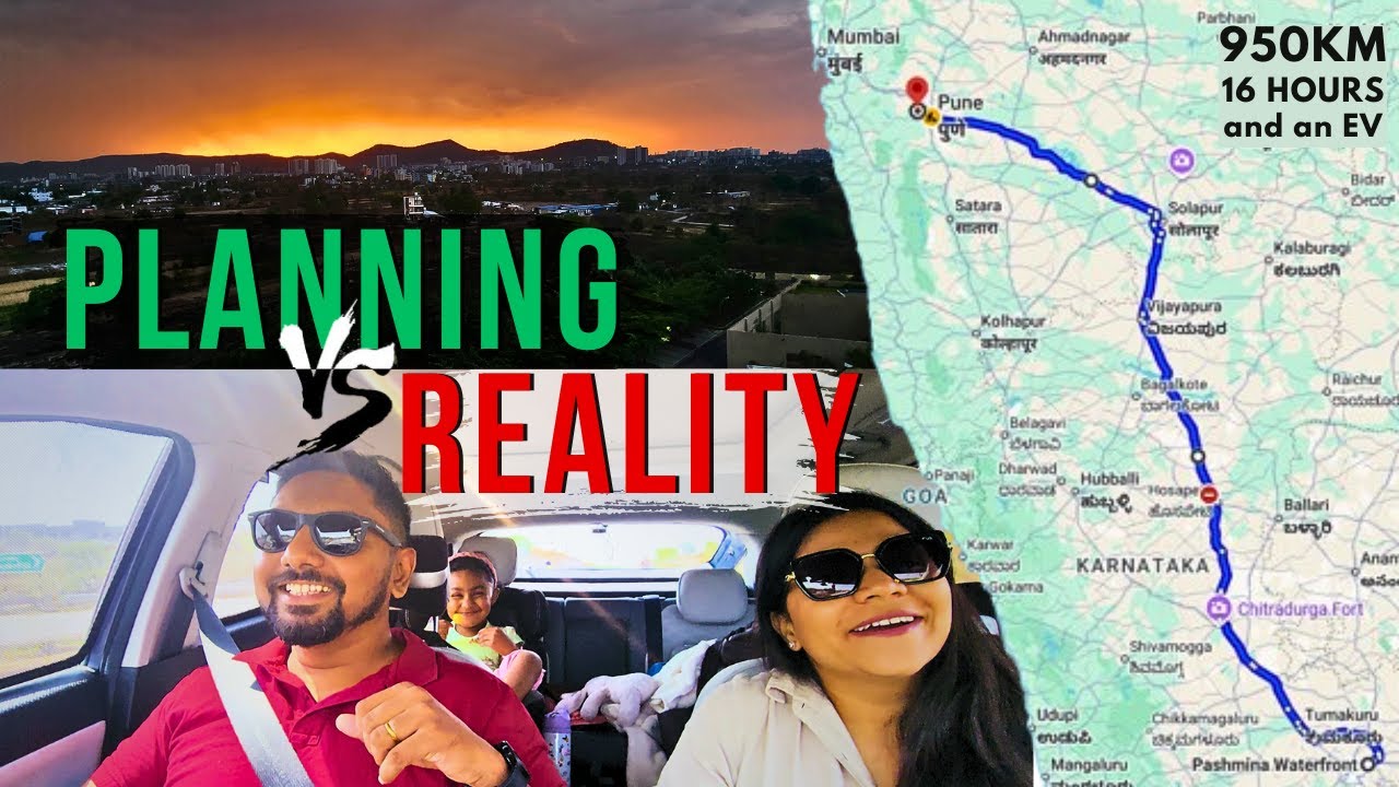 Epic 950km Bengaluru to Pune Road Trip in Tata Curvv EV | Day 1 Vlog