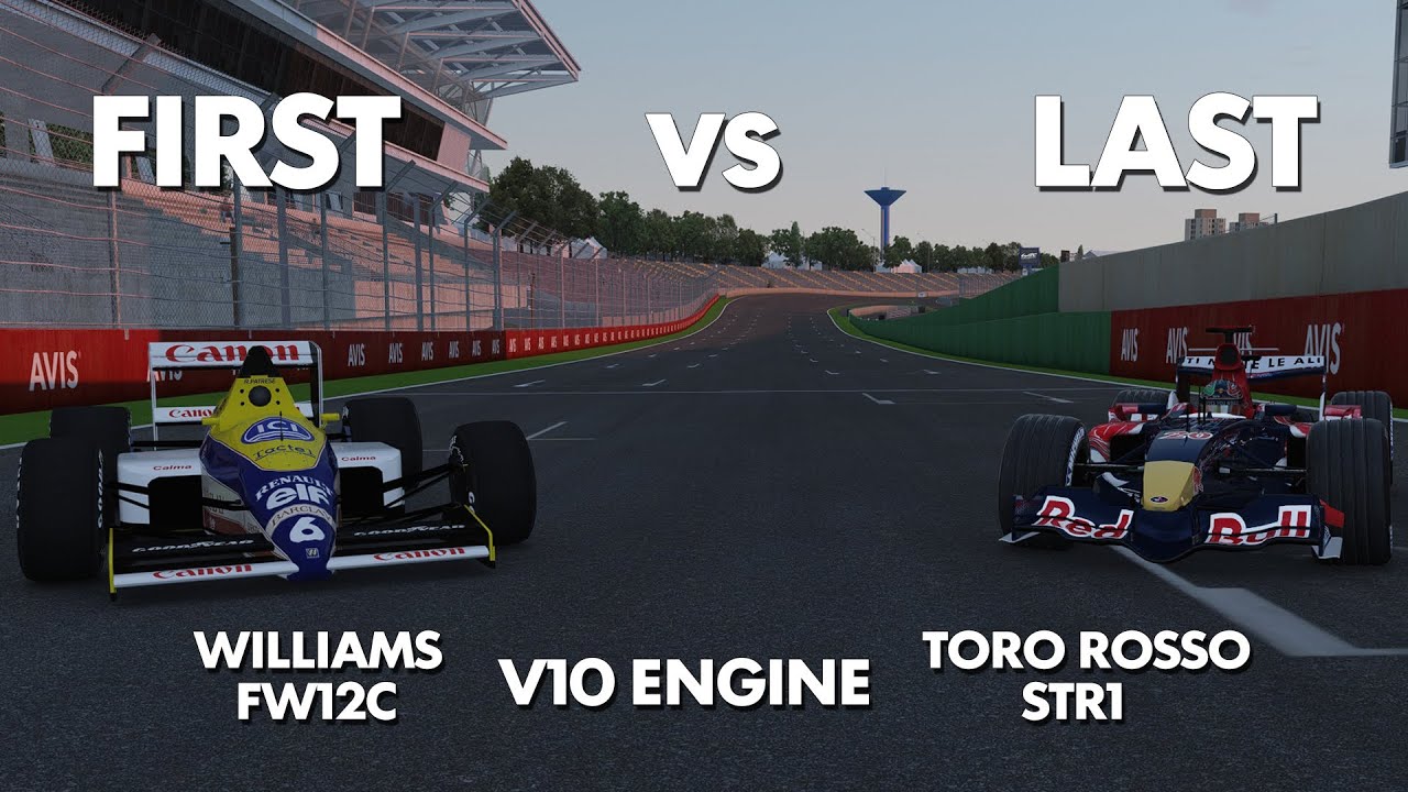 Str1 🏎️ First vs Last V10 Engine at Interlagos | FW12C vs STR1 - YouTube