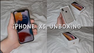 iPhone XS gold 256gb | aesthetic unboxing