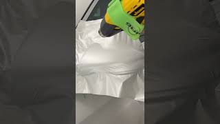 Pre Stretch Mirror vinyl Wrap. #vinylwrap #satisfying #wrap