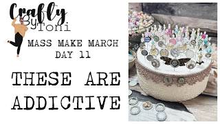 I Couldn’t Stop Making These!  Vintage Hat Pins…… Mass Make March Day 11