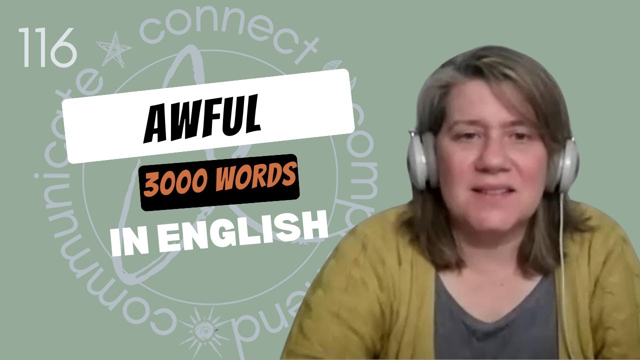 Learn English Vocabulary: "awful" - Definitions, Usage, Collocations, and Opposites 116/3000