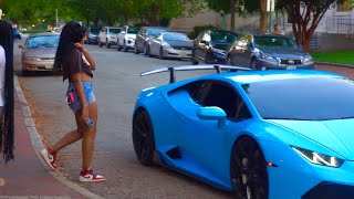 Picking Up College Students In A Lamborghini Huracan!!!!